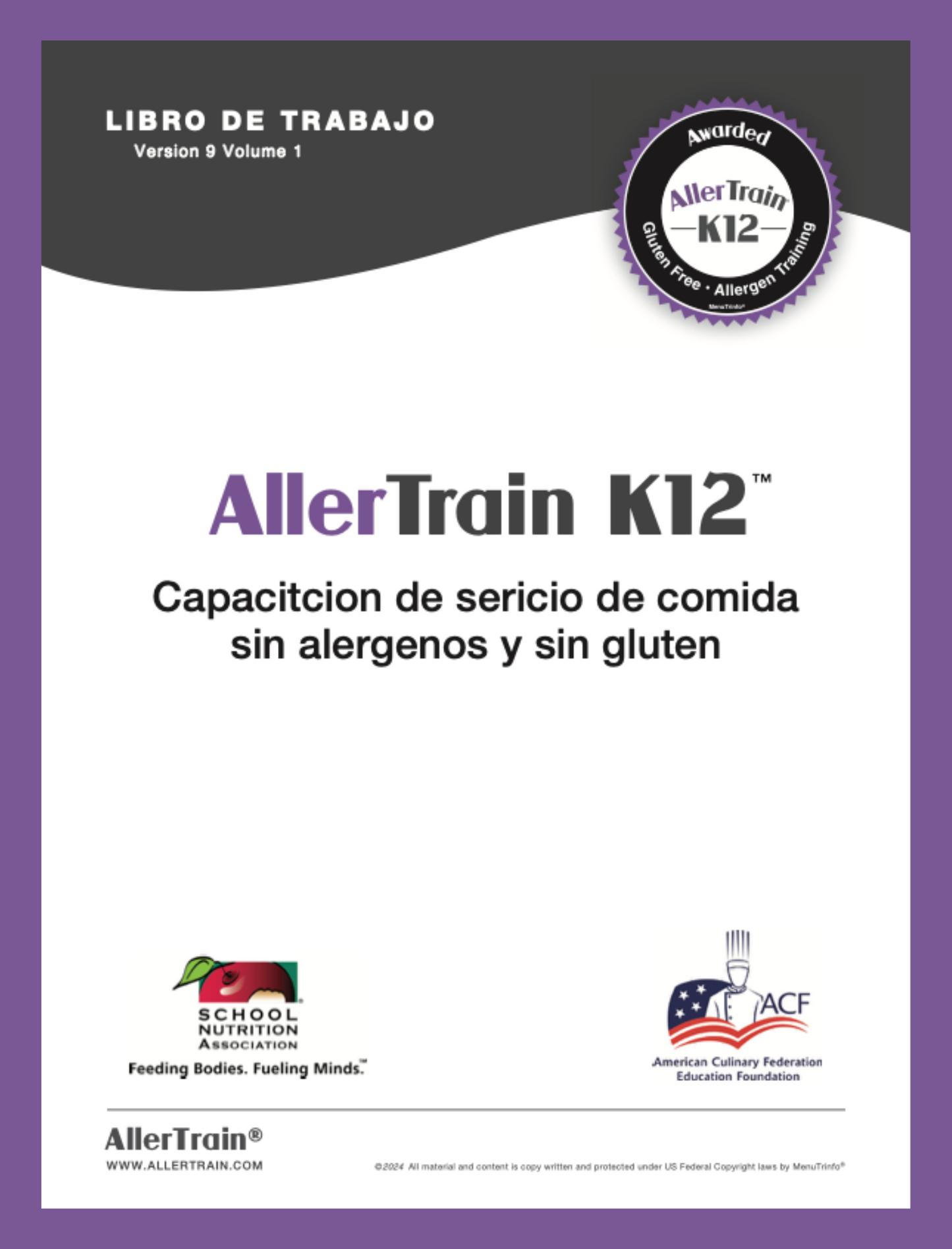 AllerTrain K12 Workbook (Spanish)